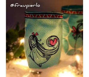 Stickdatei - Doodle Engel 2